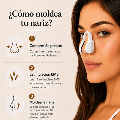 Aluna Dispositivo EMS para Modelado Nasal